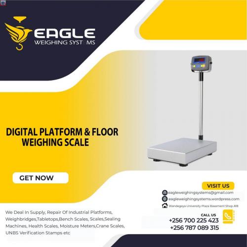 Electronic Wireless Platform Scale Steel LED