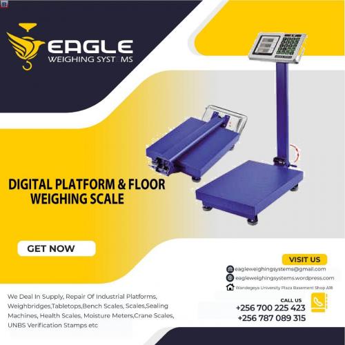 Industrial strong low profile platform scale