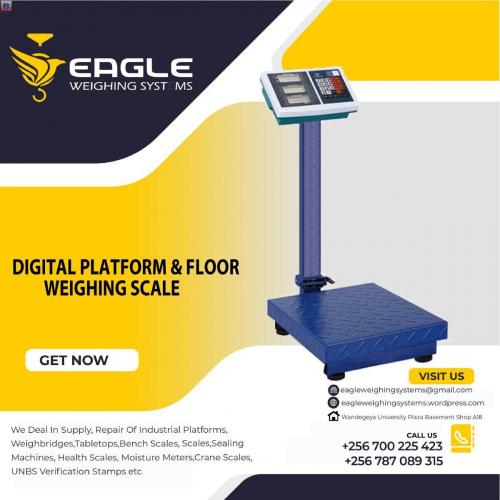 Platform balance weight scales