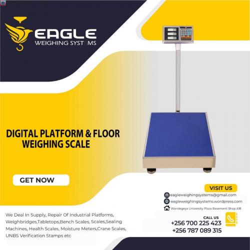 Electronic bench type iron cast platform weighing scales