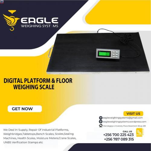 Heavy duty weight floor industrial scale