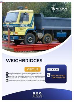 Robust, concrete poured in industrially vibrated weighbridge