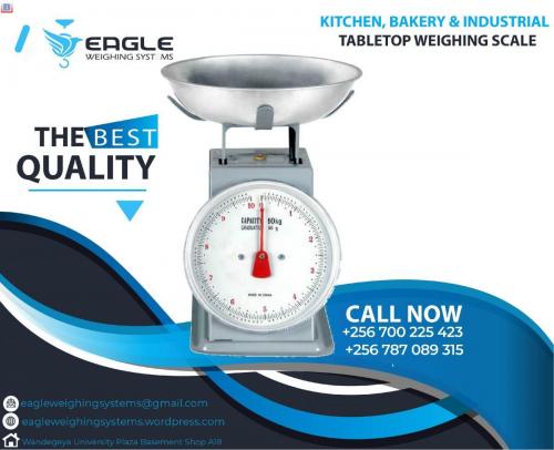 Kitchen top display weighing scales