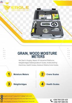 Paddy rice moisture meter for grains