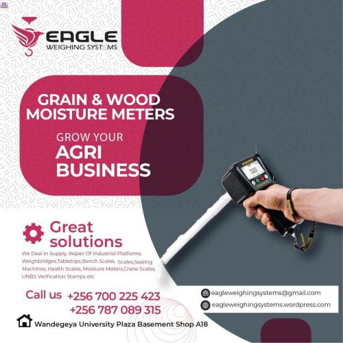 Portable coffee moisture meter for grains