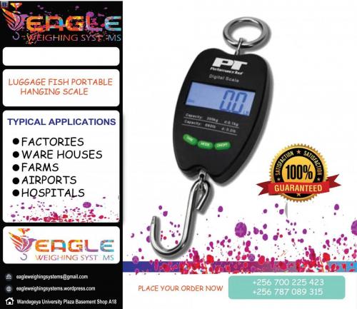 Waterproof digital hanging scales for fisheries