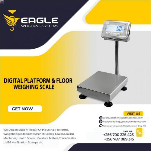 High Quality TCS digital platform weighing scale with checkered steel plate