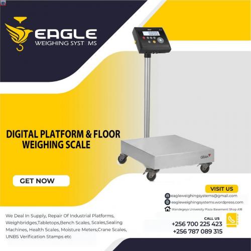 Factory use electronic digital platform weighing scales