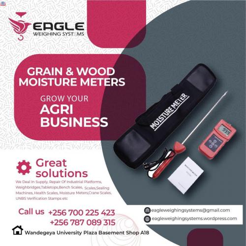 Portable coffee moisture meter for grains