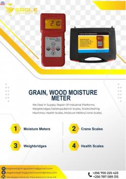 Portable Green Backlight LCD wood moisture meter