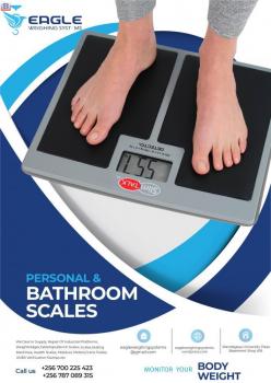 Ultra slim digital body weighing scale