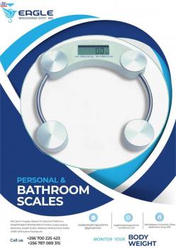 body weighing glass scale