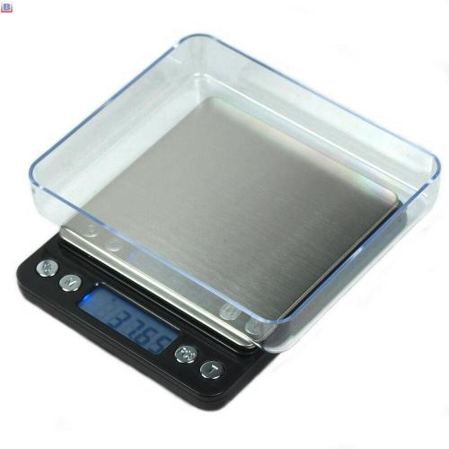 Weight Jewellery Kitchen Scale With Tray Silver