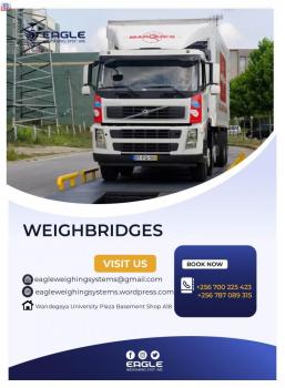 Special weighbridges (up to 400t) for sale in uganda