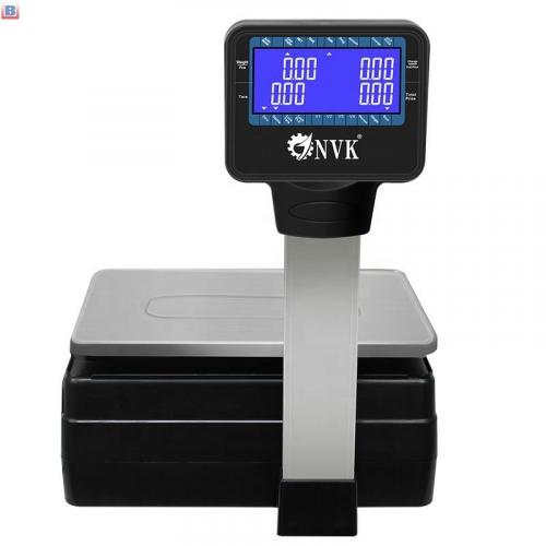 30kg Supermarket Barcode Label Printing Weighing Scale