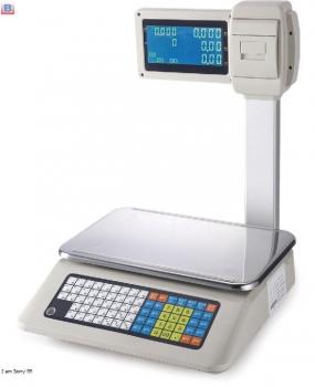 30KG Barcode Printer Meat Fruit Store Butcher Label Scale