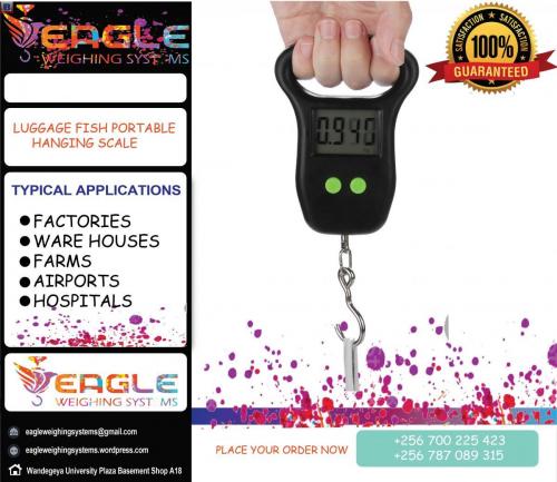 Digital hanging travel portable hanging luggage scales in Kampala