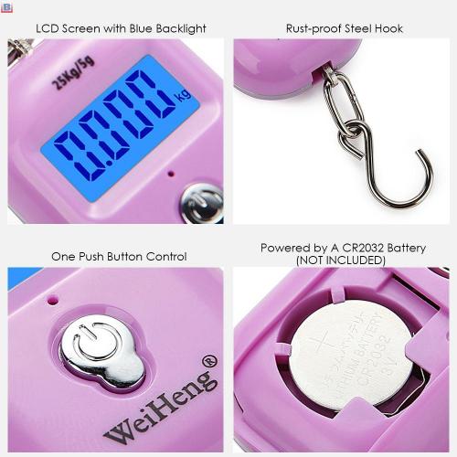 Portable pocket electronic hanging luggage scales in Kampala