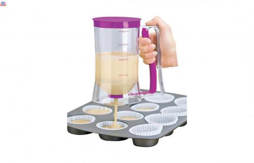 Amazon Hot Sale 900ml Cupcake Batter Dispenser With Measuring Pancake Batter Separator Cup