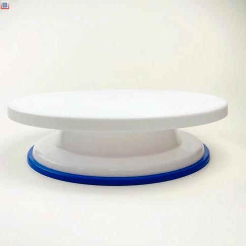 12 inches plastic cake decoration turntable rotating cake stand