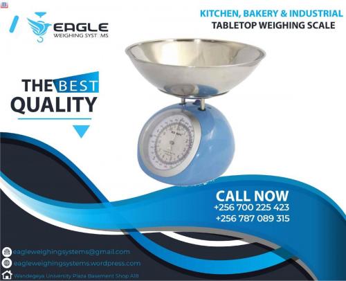 Accurate household kitchen weighing scales