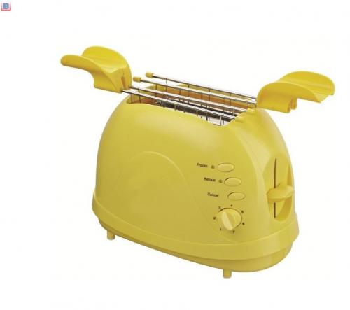 Plastic 2 Slices Bread Toaster For Household