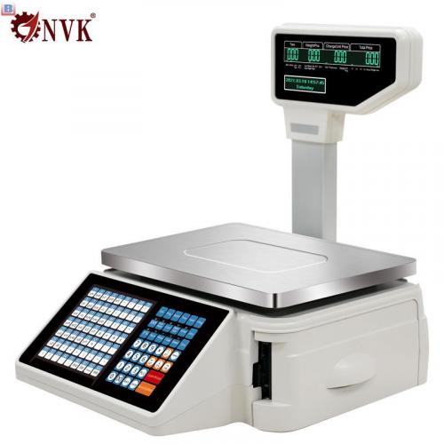 15kg Label Printing Barcode Receipt Scale for Supermarket