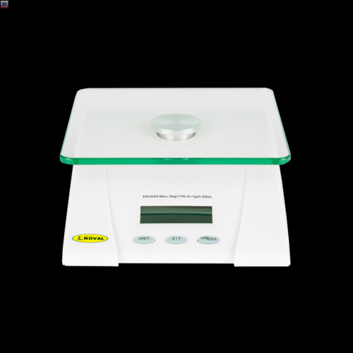 Glass surface digital electronic kitchen scale with LCD display