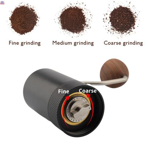 Silver Coffee Grinder Mini Stainless Steel Hand Manual Handmade Coffee Bean Grinders Mill Kitchen Grinding Coffee Making Tools