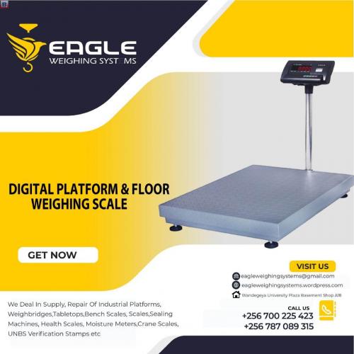 Platform weighing scales at Eagle Weighing Systems Kampala