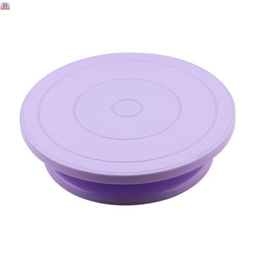 Amazon hot sell cheap plastic wedding rotating cake stand, cake decorating turntable