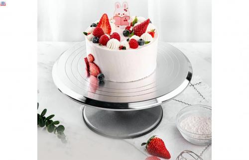 High quality 12inches tiltable cake decorating turntable