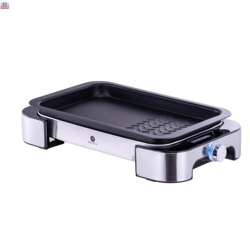 Hot Sale Students Electric Korea Grill Pan With Hot Pot Nonstick Multifunctional Pan