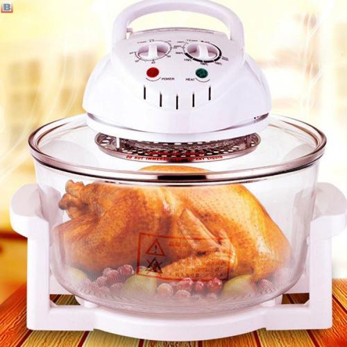 Amazon Hot Sale Countertop, Portable Electric Infrared Flavorwave Air Cooking No Oil Halogen Convection Turbo Oven/