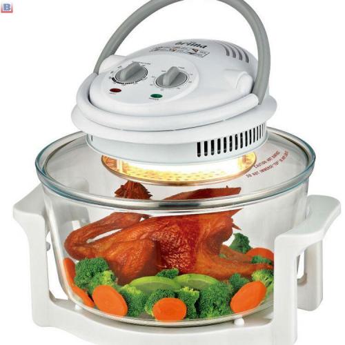 Classic Cuisine 12-17 Quart 1200W Halogen Tabletop Oven - White