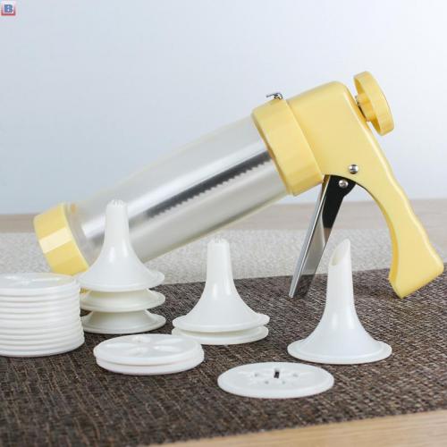 T139 Cookie Press Kit Cookies Mold Gun DIY Pastry Syringe Extruder Nozzles Icing Piping Cream Muffin Biscuit Maker Machine