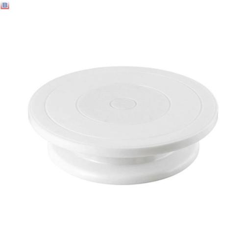 Hot 28cm Plastic Cake Turntable Rotating Anti-skid Cake Decorating Turntable Rotary Table Round Cake Stand Kitchen Baking Tools